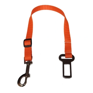 Palkar bezpečnostní pás do auta pro malé psy 50 cm x 16 mm oranžová