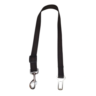 Palkar bezpečnostní pás do auta pro velké psy 65 cm x 25 mm hnědá s páskami